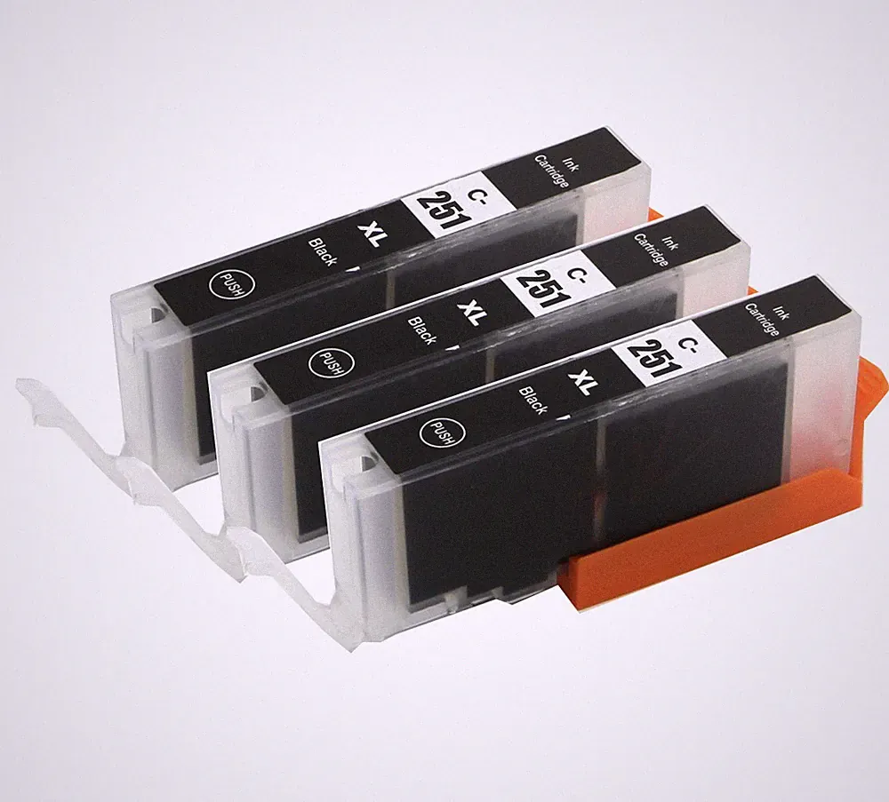 3P XL PHOTO BLACK Printer Ink for Canon CLI-251BK MG5420 MG5520 MX722 MX922