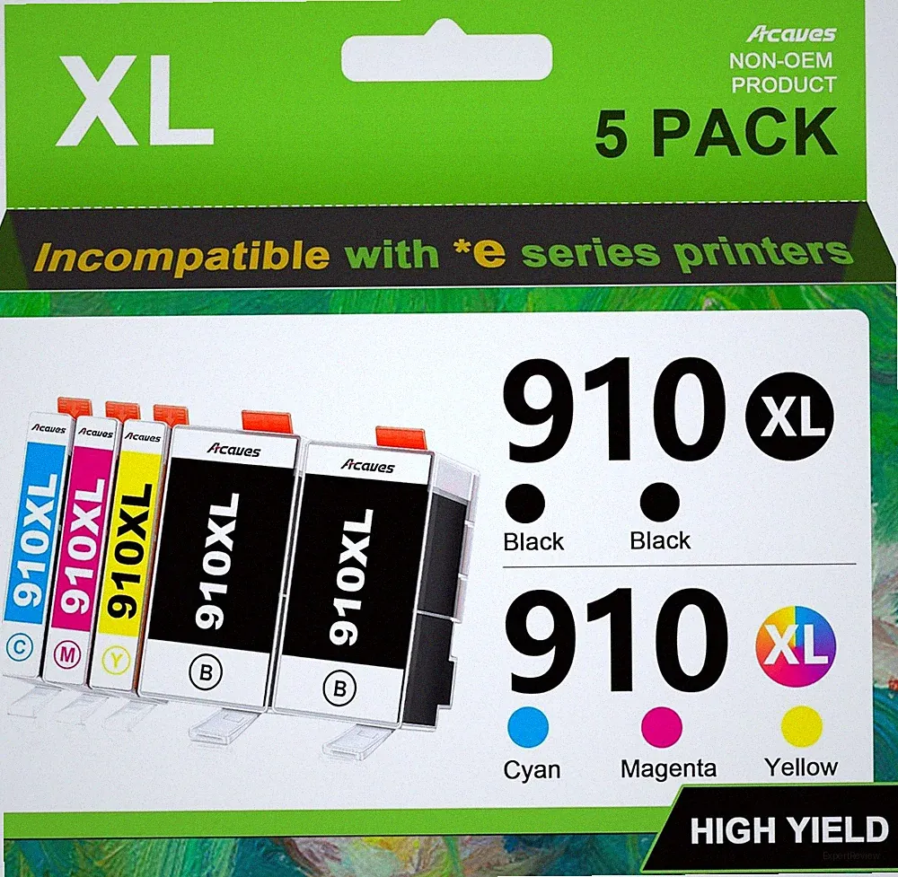 910 XL 910XL Ink Cartridges 5 Pack for HP 910XL Ink Cartridges Combo Pack