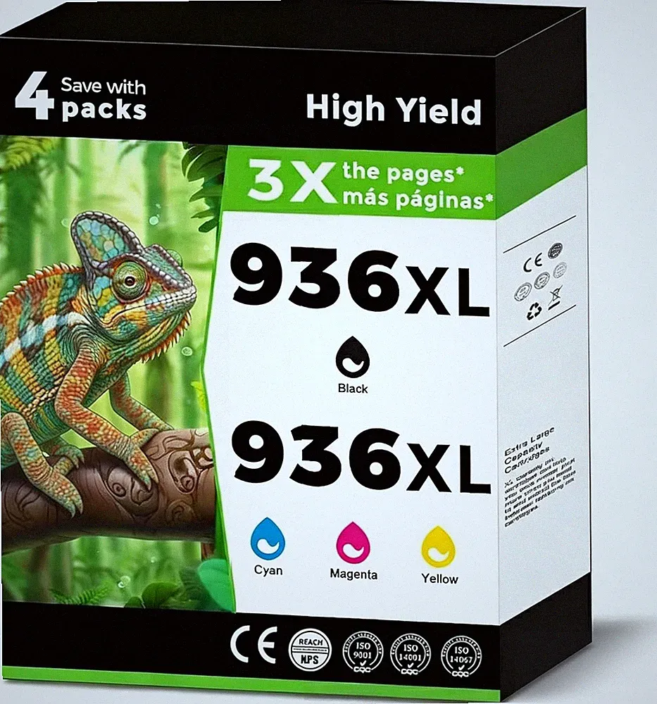 936XL (936e) Ink Cartridges Replacement for HP OfficeJet Pro Series Printers