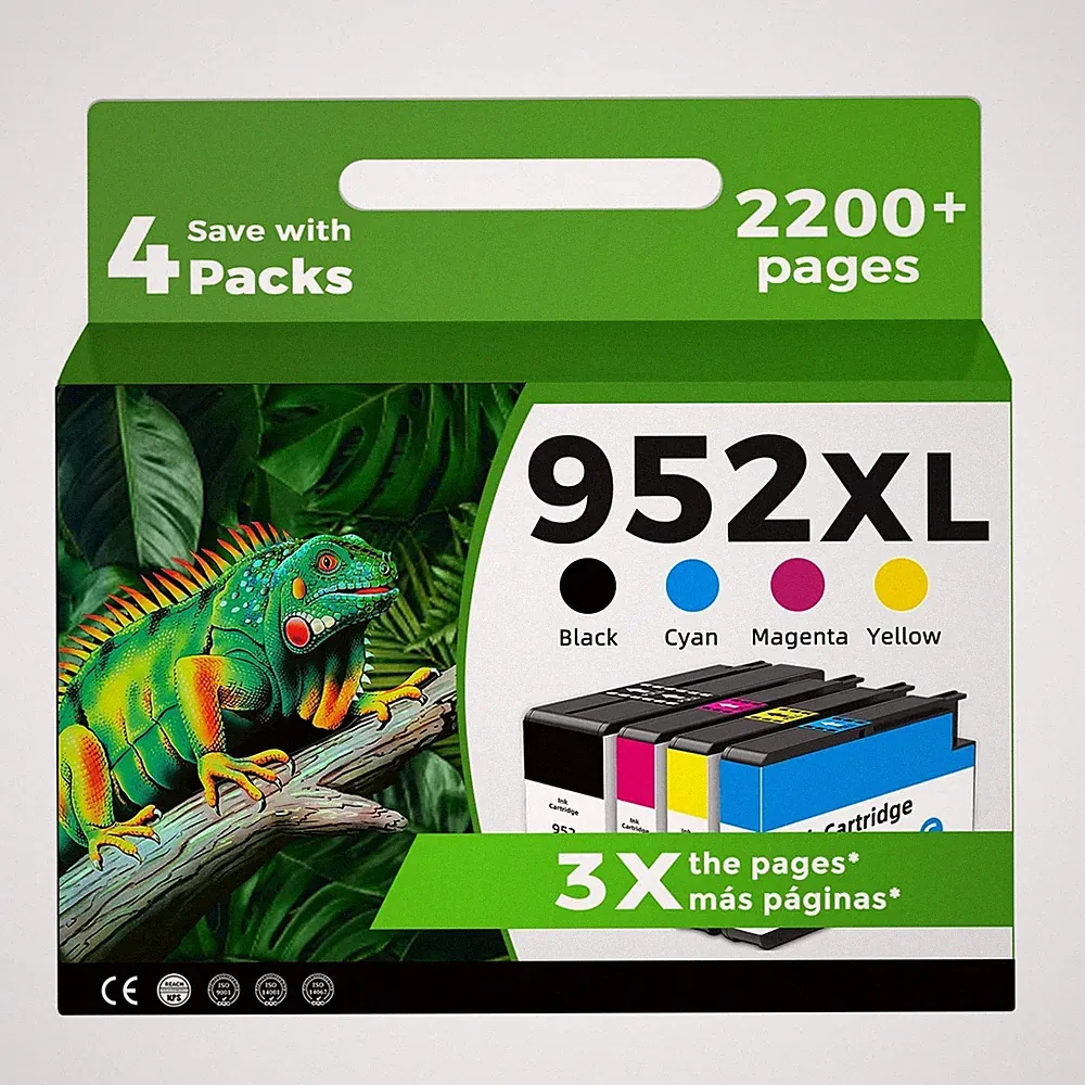 952XL Ink Cartridges Combo Pack Compatible for HP