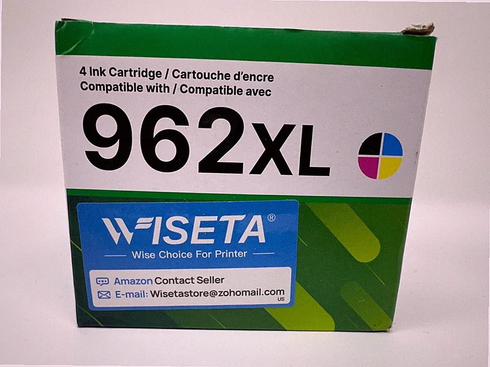 962XL Ink Printer Cartridge 4 Pack Black Cyan Magenta Yellow Open Box/New