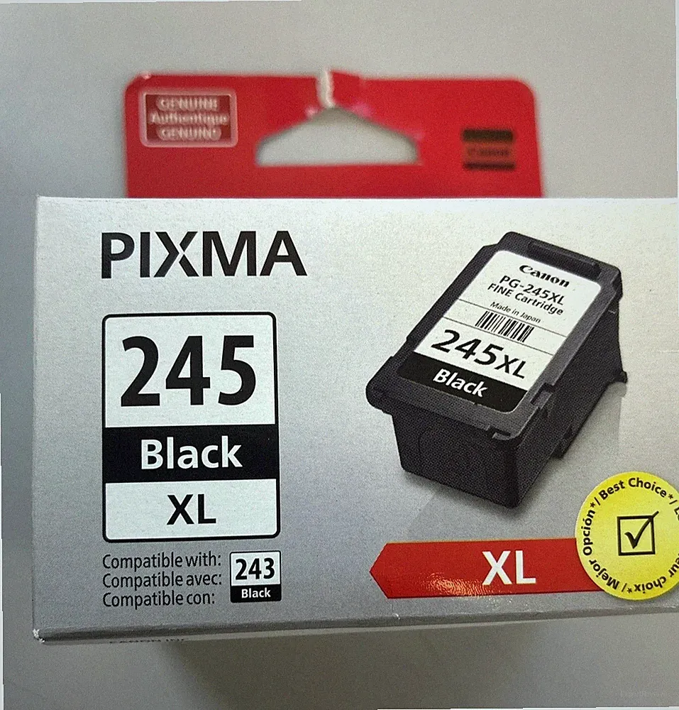 Genuine Canon Pixma 245 Black XL Toner Ink Compatible With 243 Black XL