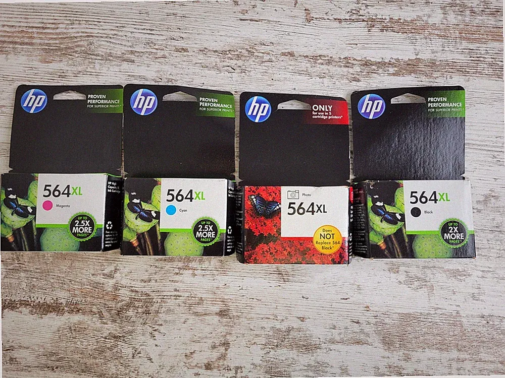 Hp 546XL Photo Ink Cartridge for 5 cartridge printers exp 2014 Set of 4