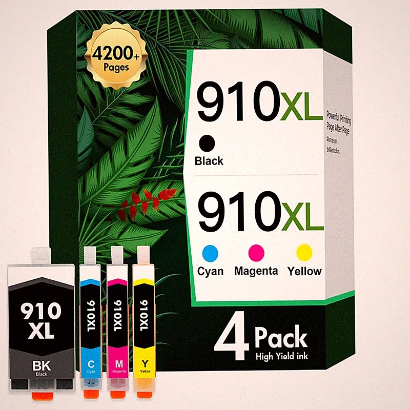 Inkalfa 910Xl 910 8020 Ink Cartridges Combo Pack Compatible For Hp Printer 910