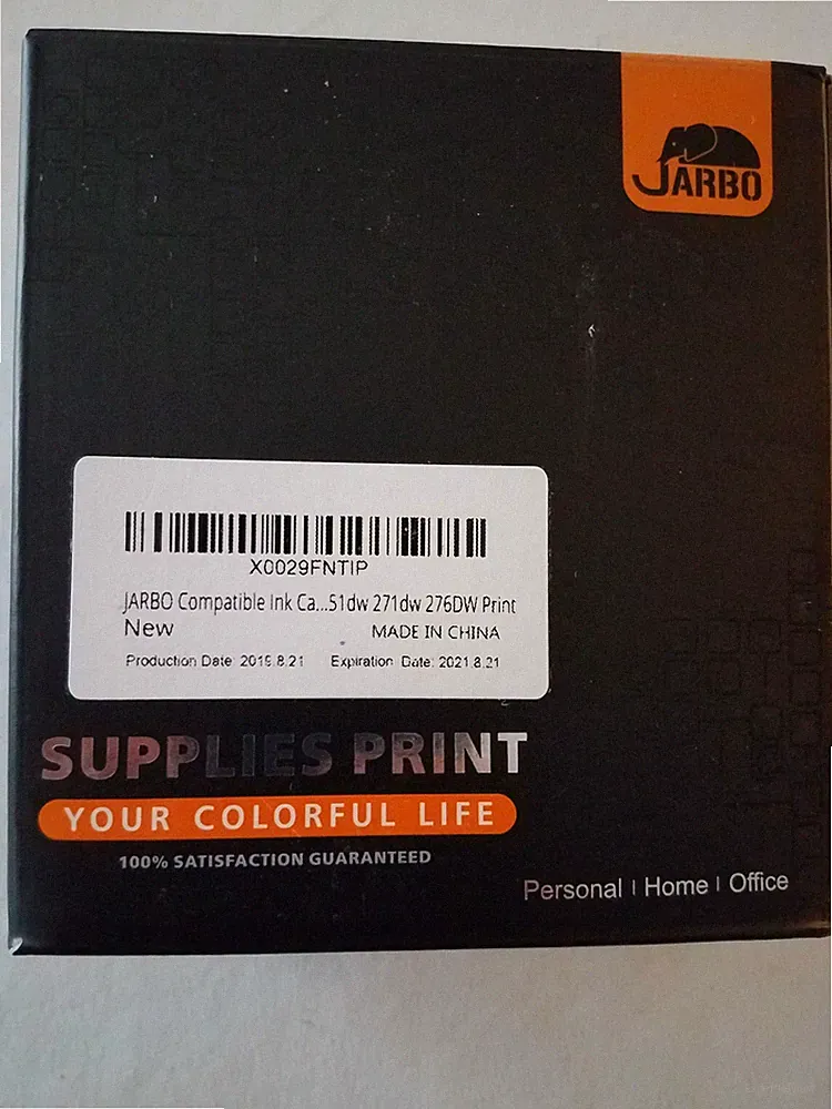 JARBO Printer Ink Toner 51dw 271dw 276dw 951xl YMC- 950xl black (2) F/SHIP