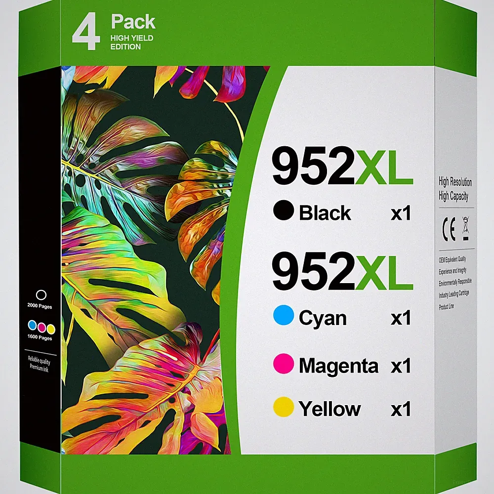 hp 952 xl printer ink cartridges combo pack